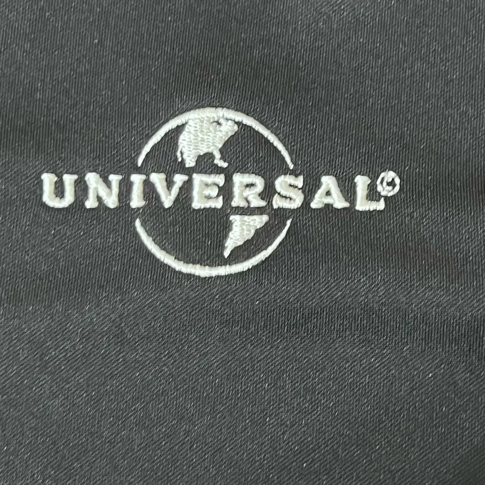 Men's Nike Golf Black Green Standard Dri-Fit Universal Polo Shirt Large
